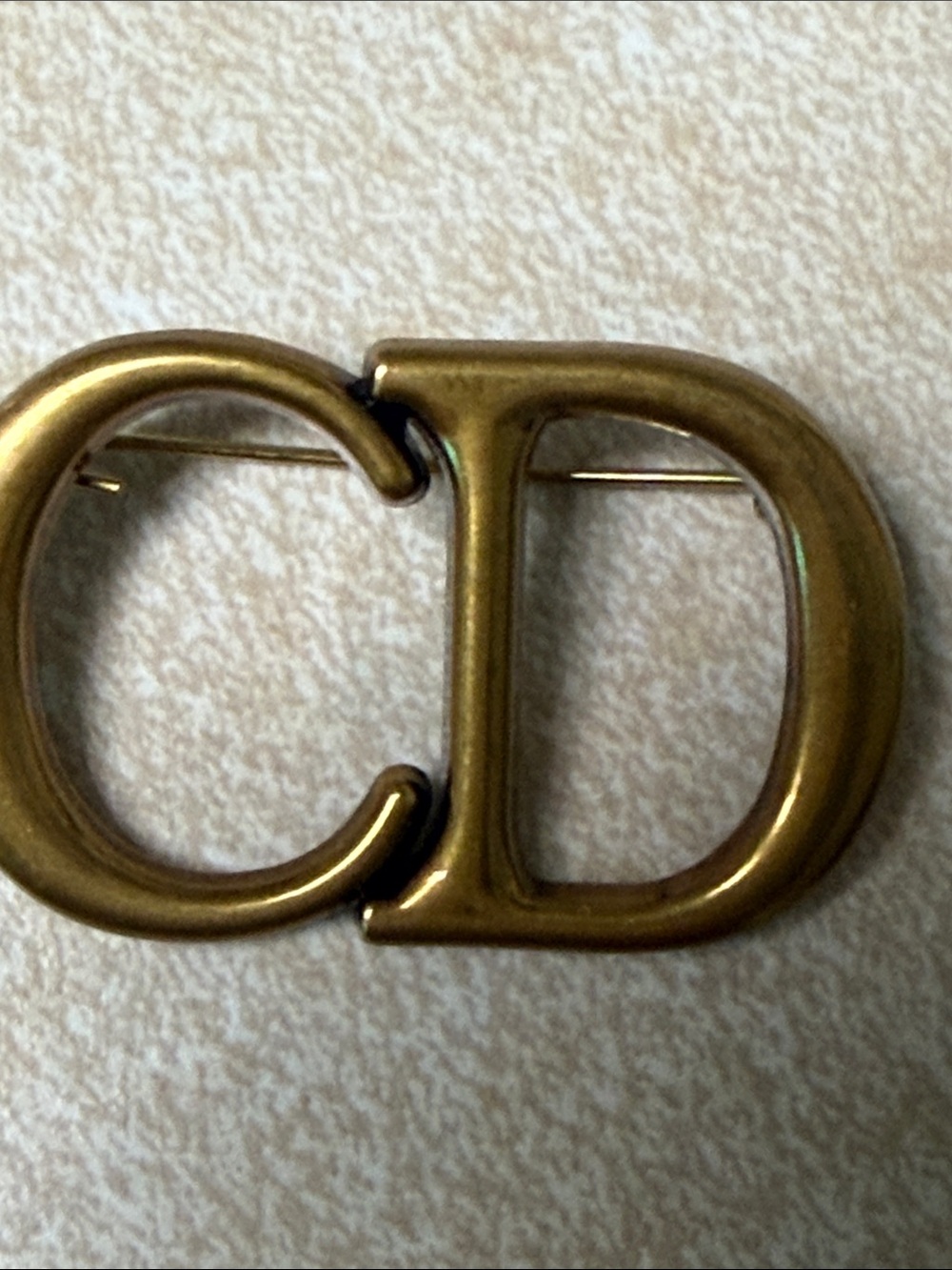 'CD' Logo Brooch - Designer Inspired Women’s Jewelry